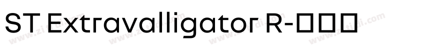 ST Extravalligator R字体转换